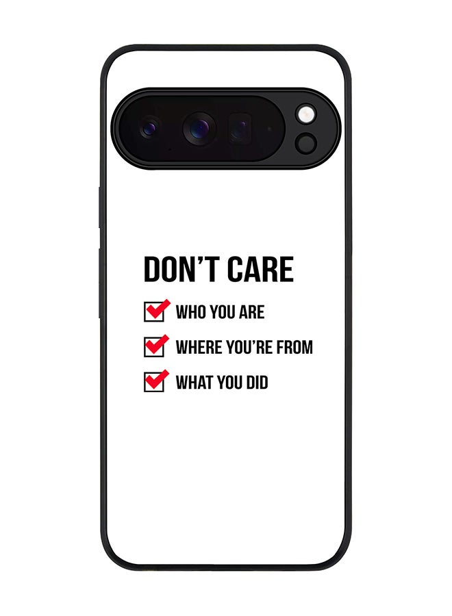 For Google Pixel 10 Pro Case,Slim fit Camera Protection, Shockproof Thin Phone cover  - Don't Care